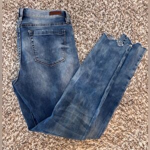 Blank NYC Distressed Light Blue Skinny Jeans